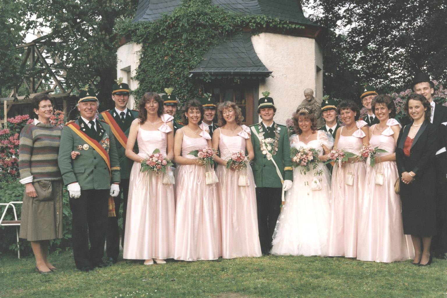 Königspaar mit Hofstaat 1986